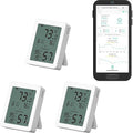 YoLink Indoor Hygrometer Thermometer, 3 Pack, YS8023 with Comfort Level Display, Max/Min Tracking, LoRa Technology, 180-Day Cloud Storage & 5-Year Battery Life, Alexa/IFTTT Compatible, Hub Required by YoLink