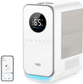 DREO Humidifiers for Bedroom, Top-filled Smart Quiet Cool Mist Humidifiers for Large Room Home, Oil Diffuser & Nightlight, 50Hours Runtime for Indoor Plants, with Alexa/Google, Grey by DREO