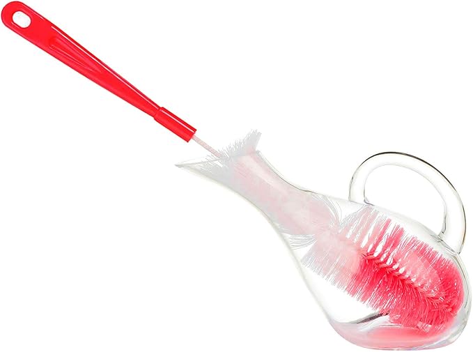 ALINK 3-Pack Long Red Bottle Cleaning Brush for Narrow Neck Beer, Wine, Kombucha, Hydroflask, Thermos, Sport Well, Carafe, Brewing Bottle Cleaner, 16 Inches - Image 8