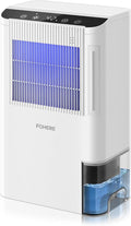 Dehumidifier for Home 1000 Sq.Ft, 85OZ Dehumidifiers for Basement Bedroom Bathroom with Drain Hose, Auto Shut Off, Humidity Display & 7 Color Light by HOME