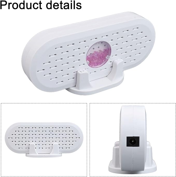 for Mini Air Dryer Portable Electric Dehumidifier USB Rechargeable for Closet Storage Cabinet Shoe Rack Bookshelf Moisture Absorber 1-5 Pack - Image 2
