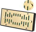 High-end Cigar Humidifier, Rectangular Cigar Humidifier Regulator with Manual Humidity Control Function, Cigar's Guardian Expert to Keep Cigars Fresh (Gold) by Unknown