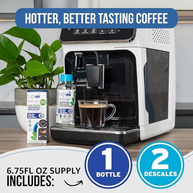 Universal Coffee Machine Descaling Solution. Coffee Machine Descaler Liquid 2 Uses. Descaler Kit. Part of your Barista Accessories Set. Compatible with Nespresso, Phillips, Lavazza, Verismo and More! - Image 5