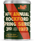Retro Tin Can, Studio MPLS Designs, Collectable, Peel & Stick Valved End with Metal Lid, 8-12oz (4.0625 x 5.5 in) (1973 Design) by Roastar