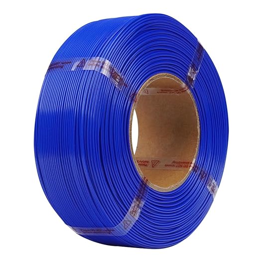 Inland V2 PLA PRO (PLA+) 3D Printer Filament Refill, 1.75mm Spooless Filament, Dimensional Accuracy +/- 0.03mm, 1KG (2.2lbs) Blue Refill for Inland Reusable Spools, Bambu Lab Compatible by INLAND