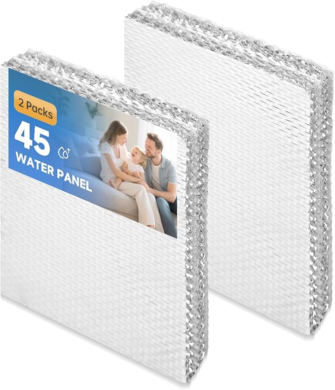 45 Water Panel Humidifier Filter Replacement Evaporator Compatible with Aprilaire H445EZ1A 4788 Maintenance Kit Filter or 400 400A 400M 400KZ 400MKZ Part #45 Pack of 2 by Unknown