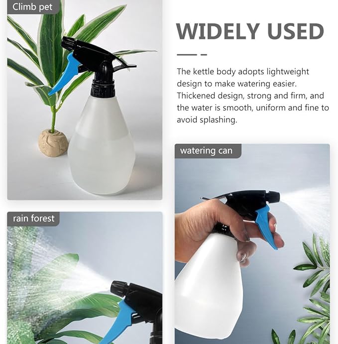Toyvian 3pcs Portable Lizard Humidifier Watering Cans 500ml Garden Sprayers for Indoor and Outdoor Plants Succulent Fine Spray Pressure Kettles - Image 8