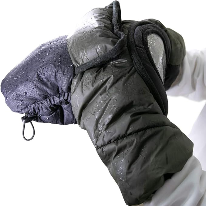 Camera Rain Coat Cover, Cold-Proof Warm Cover, Snow or Sound-Proof Sleeve Jacket, for DSLR Cameras with 24-70mm, 24-105mm, 15-85mm,18-135mm, 55-205mm, 70-200mm Etc Lens Outdoor Photography - Image 4