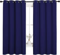 NICETOWN Blackout Draperies Curtains, All Season Thermal Insulated Solid Grommet Top Blackout Curtains/Drapes for Kid's Room (Royal Blue, 1 Pair, 55 x 68 inches) by NICETOWN