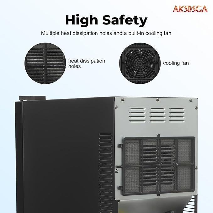 23L Reptile Incubator Cabinet Incubators for Hatching Eggs, Constant Temperature& Humidity Intelligent Reptile Egg Incubator with 10-40°C Cooling and Heating Temperature Control - Image 8