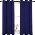 NICETOWN Blackout Draperies Curtains, All Season Thermal Insulated Solid Grommet Top Blackout Curtains/Drapes for Kid's Room (Royal Blue, 1 Pair, 34 x 45 inches) by NICETOWN