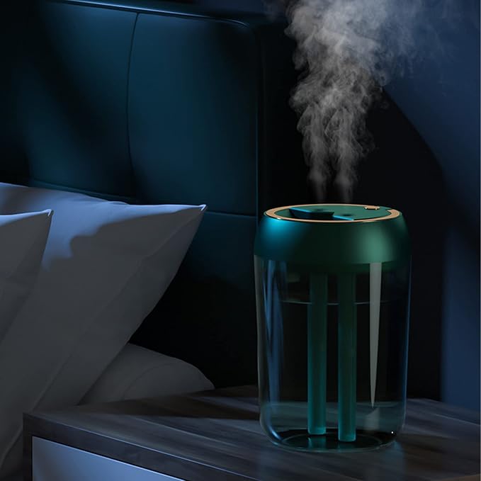 Humidifier, Double Nozzle Humidifiers, 1.8 Liters Large Capacity in Home Office And Bedroom, Suitable for Mother And Baby,Green - Image 5