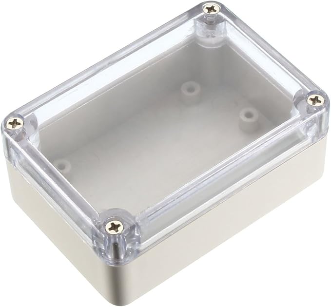 uxcell 83x58x33mm Electronic Waterproof IP65 Sealed ABS Plastic DIY Junction Box Enclosure Case Clear by uxcell