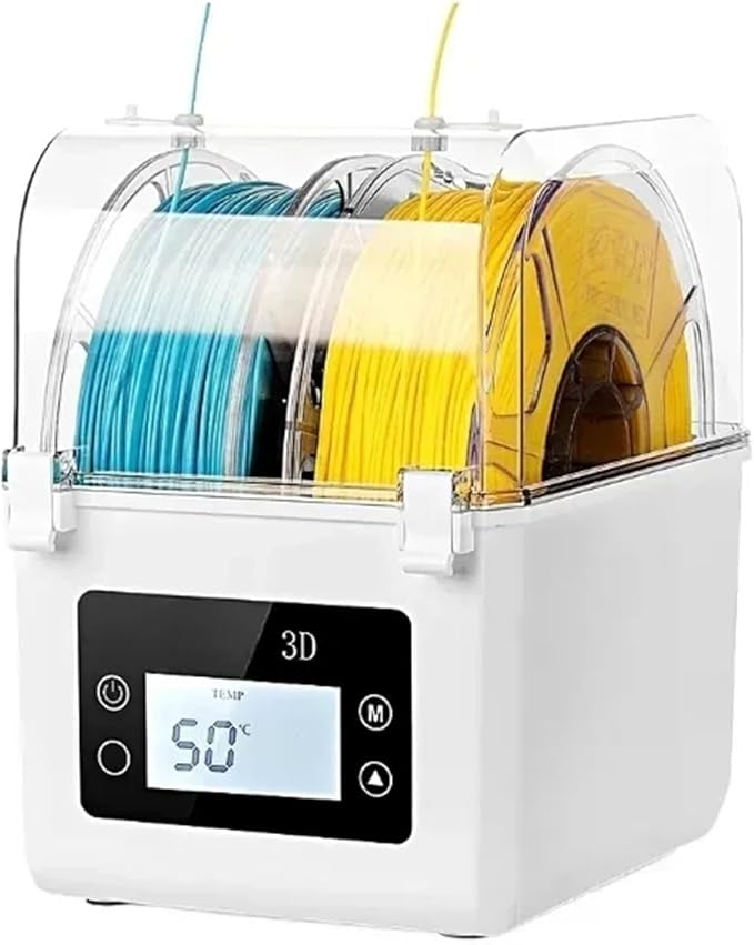 2 Rolls Filament Dehydrator Spool Holder Filaments Dry Box for 1.75mm, 2.85mm ABS PLA PETG TPU FDM Material 3D Printer Compatible with Sovol(AU Plug) - Image 4