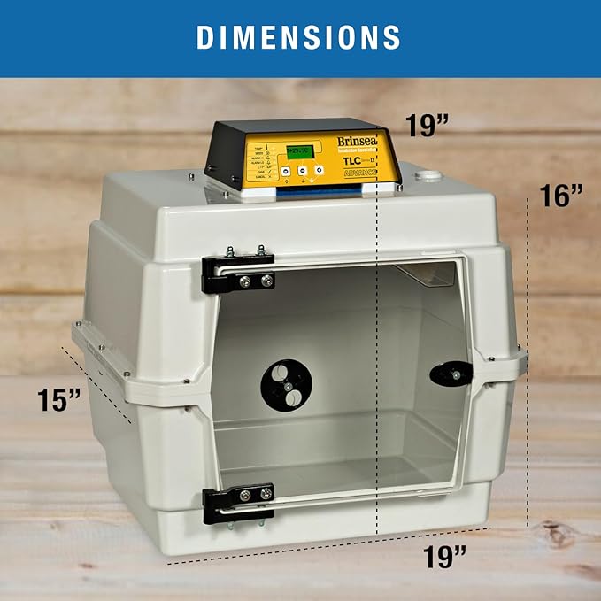 Brinsea TLC-40 Advance Series II Bird Brooder Pet Incubator with Nebulizer and Digital Display, ICU Incubator for Adult Birds, Newborn Puppies, Kittens, and Other Small Animals - Image 6