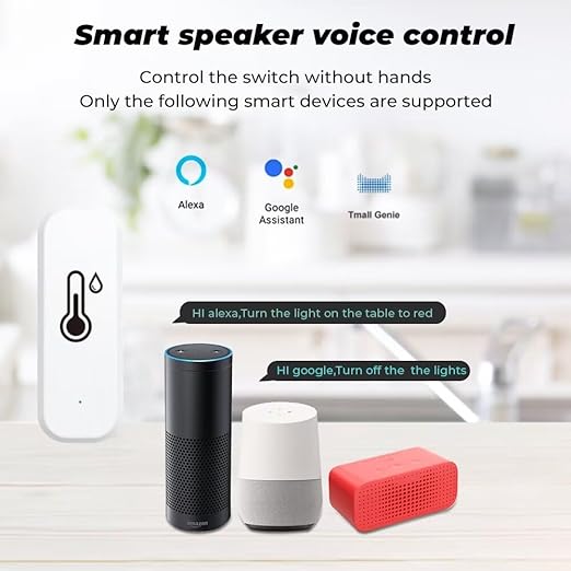 WiFi & Bluetooth Temperature and Humidity Monitor,Compatible with Alexa and Google Home,for Home, Baby Rooms,Greenhouses Accessories, Garages, Office 4Pack(No Include Battery) - Image 7