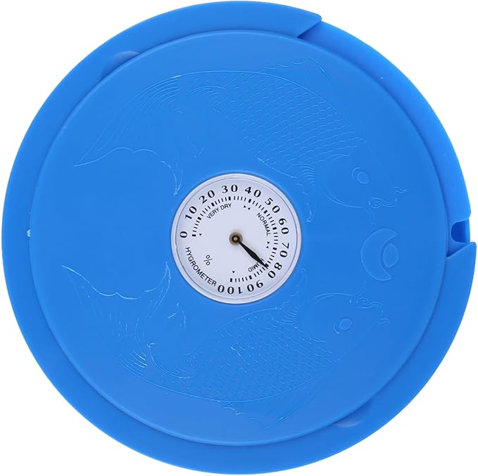Guitar Humidifier Anti Drying, Acoustic Guitar Sound Hole Humidifier with Hygrometer, Precise Humidity Measurement Tool for Wood Protection, Portable Guitar Care Accessory (Blue) by Unknown