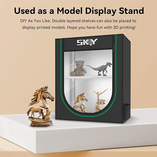 3D Printer Storage Box, Storage Rack for 3D Printing Filaments,Dustproof and Waterproof Enclosure Box for Storage and Easy to Store 10 roll Pack - Image 8