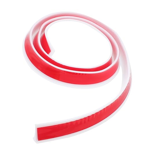 1pc Self-Adhesive Bathroom Water Retaining Strip Caulk Baffle for Countertops Toilets and Showers Wet-Dry Separation and Easy to Install by TOBBOMEY