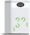 MTOX® Dehumidifier, 75oz Small Quiet Dehumidifiers for Home Bathroom Bedroom Basement RV,Sleep Mode, Auto Shut Off, 7 Colors LED Light, Green and white by MTOX