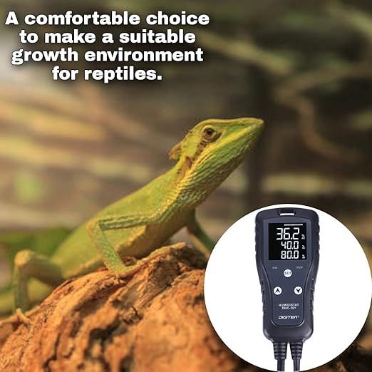 DIGITEN Digital Humidity Controller Humidistat Pre-Wired Plug Simple-Stage AC 110V -240V with High Accuracy Humidity Sensor for Dehumidifier Humidifier Reptiles Greenhouse Exhaust Fan Fermentation - Image 2