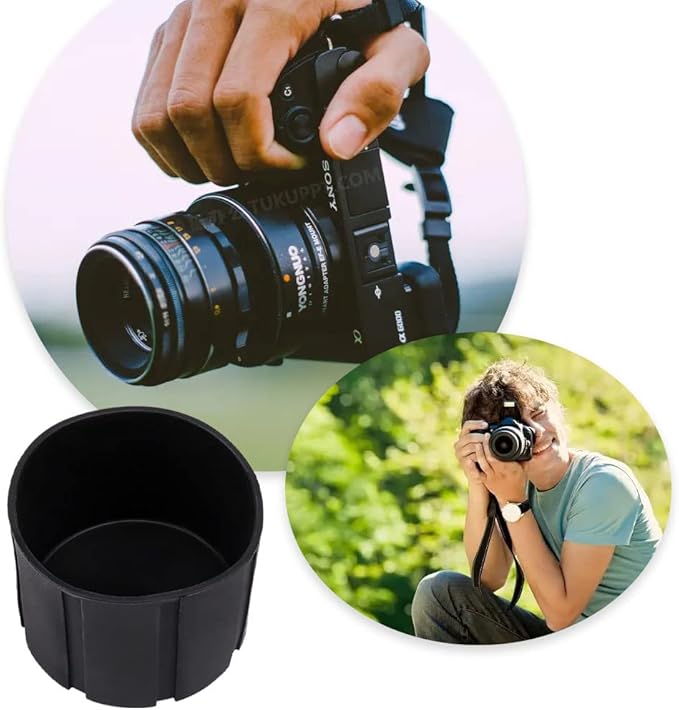 Camera Lens Cap SLR Camera Silicone Protector Cap Dustproof Lens Cover for 65-110mm DSLR Camera Lenses - Image 5