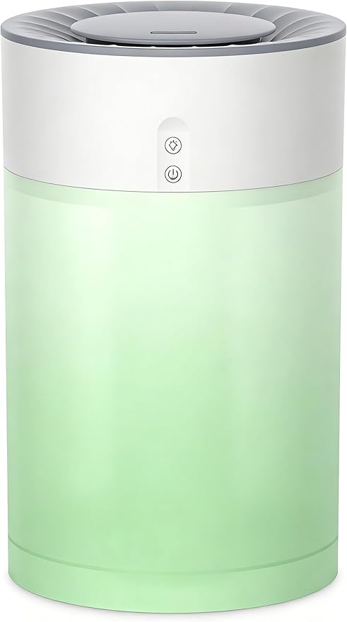 Bedroom Humidifier, 4.5L Cool Mist with Essential Oil Diffuser, 45H Runtime, Quiet Ultrasonic for Home, Large Room, Baby Nursery and Plants, 360 Nozzle by PNTCK