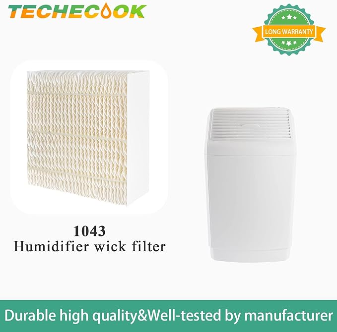 1043 Super Humidifier Wick Filter Replacement for Essick AirCare Evaporative Humidifiers Filter 1043 EP9500 EP9700 EP9800 831000 821000 826000 826800 and Bemis Space Saver 800 8000 Series by Techecook - Image 7