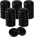 APPLIANCEMATES 1-1/2" Wrought Iron Patio Furniture Feet Glides,32 Pcs Plastic Outdoor Patio Furniture Feet Protectors Protecting Floor Surfaces from Scratches(Black) by YourHomeApplianceMates