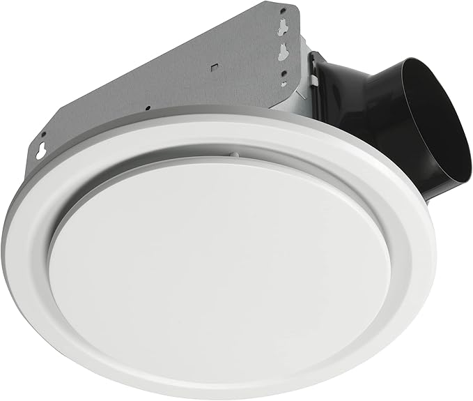 Homewerks 7140-50-G3 Bathroom Fan Ceiling Mount Exhaust Ventilation, Ultra Quiet 1.0 Sones, 50 CFM, White by HomewerksWorldwide