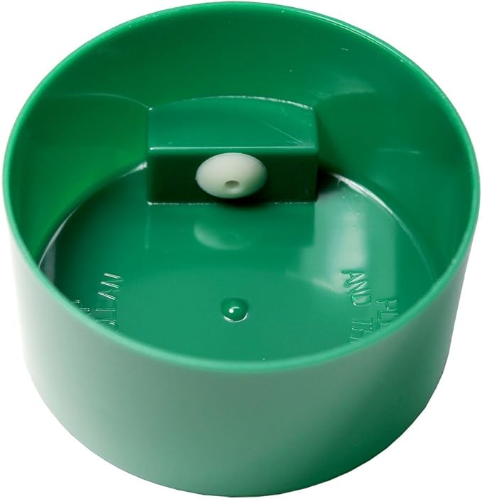 Tightvac - 1 oz to 6 ounce Airtight Multi-Use Vacuum Seal Portable Storage Container for Dry Goods, Food, and Herbs - Dark Green Cap & Black Body - Image 3