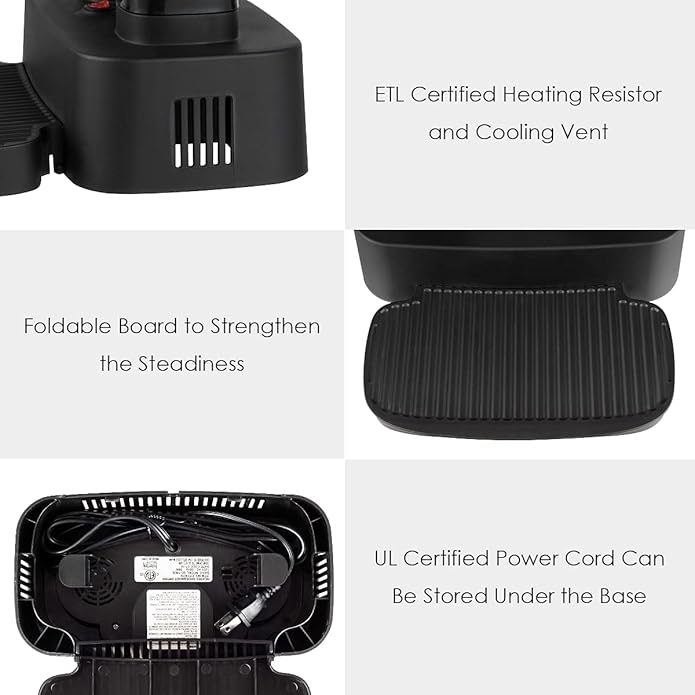COSTWAY Electric Shoe Dryer, Double Free-Retractable Tubes for Boot, Glove, Suitable for Home, Hotel, Office - Image 8