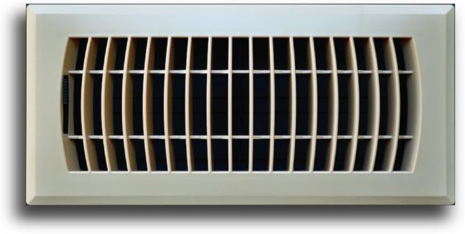 Truaire C160MBP 04X10(Duct Opening Measurements) Decorative Floor Grille 4-Inch by 10-Inch Plastic Floor Diffuser, Composite Collection, Golden Sand Finish by Truaire