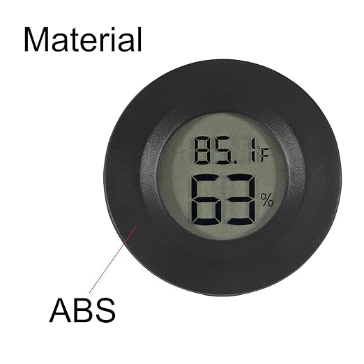 2PCS Mini Hygrometer Thermometer Electronic Digital Humidity Meter Gauge Monitor LCD Display Indoor Temperature Sensor with Fahrenheit Celsius - Image 4