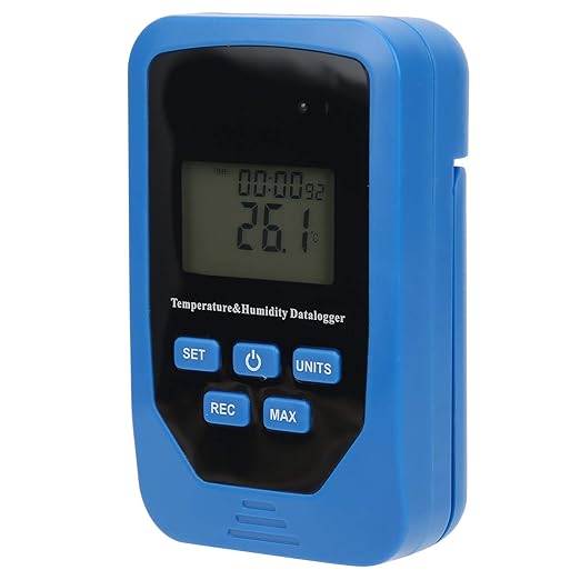 TL505 Temperature Humidity Data Recorder Multifunctional Digital Thermohygrometer Portable with Backlight for Industrial Environmental Monitoring ABS Material 55x90x35mm - Image 2