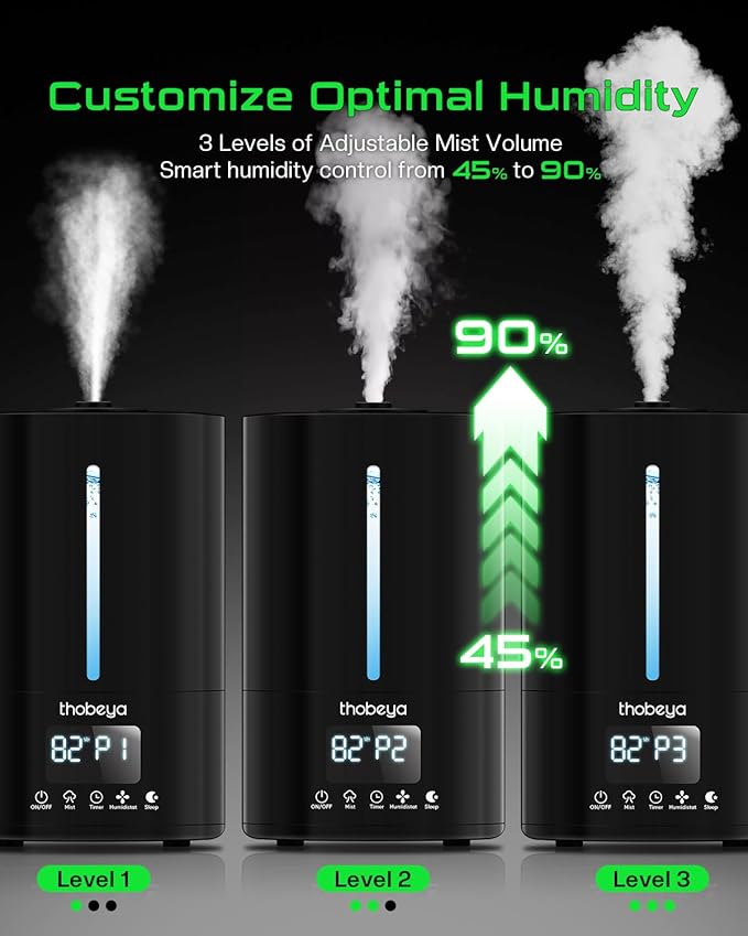1.32 Gal / 5L Reptile Humidifier Fogger, Timer Function, Humidifier for Amphibians for Bearded Dragons, Lizards, Geckos, Snakes, Tortoises, Reptile Mister with Remote Control, Adjustable Fog Volume - Image 6