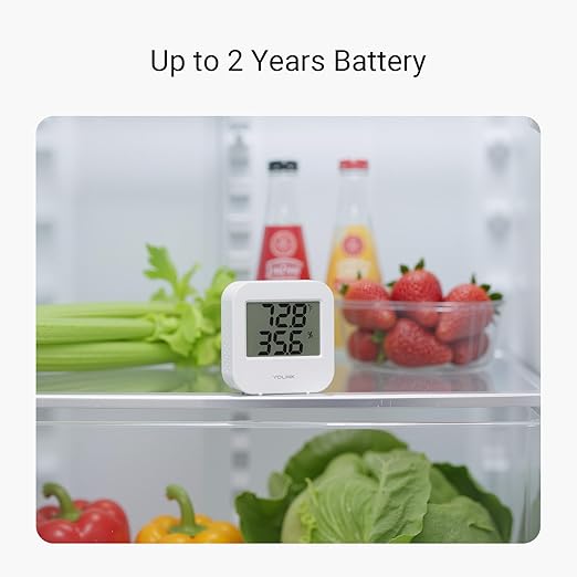 YoLink Smart Temp & Humidity Sensor, LoRa Long Range, 2 Year Battery, Indoor Monitoring for Wine Cellar, Bedroom, Nursery, Greenhouse, RV, with App, Email & SMS Alerts, Alexa IFTTT, 2 Pack + Hub - Image 6