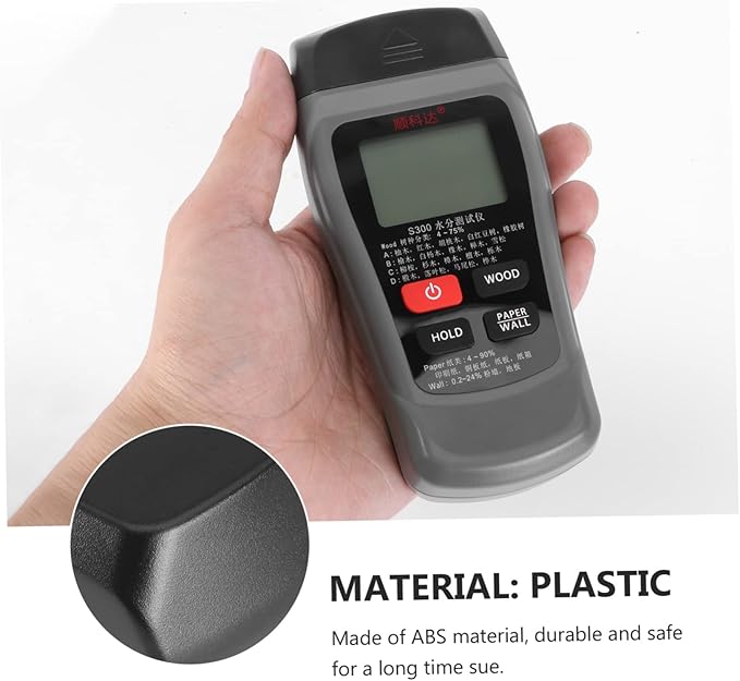 Angoily 2pcs Humidity for Plants Wood Moisture Digital Hygrometer Moisture Reader for Potted Plants Paper Lightweight and Portable - Image 7