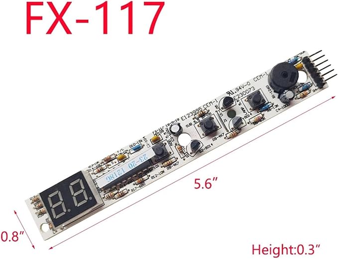 FX-117 Wine Cabinet Accessories Refrigerator Panel Control Key Touch Panel Switch Button，Wine Cooler Accessories - Image 2
