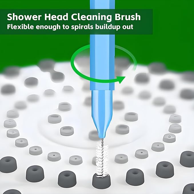 Shower Head Cleaner Tool Set, Multi-Size Shower Head Cleaning Brush for Small Hole Anti-Clogging Nozzle with Storage Boxes, Picks Fitting Nozzle Unclogger for Household Bathroom (30 Pcs) - Image 4