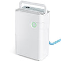 NEWBULIG 80Pints Dehumidifier with Drain Hose, 5,500 Sq.Ft Dehumidifier for Basement, 1.32 Gallon Tank, Low 42dB, Smart Humidity Ring, Ideal Whole House Humidity Remover for Home, Bedroom & Bathroom by NEWBULIG