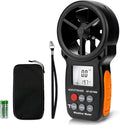 Digital Anemometer Barometer Pressure Gauge for Wind Speed ​​Temperature/Humidity/Dew Point/Wind Chill/Altimeter Barometer with Backlight MAX MIN AVG AP-007WM by AOPUTTRIVER