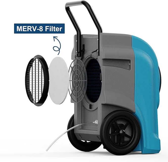 AlorAir MERV-8 Filter for Commercial Dehumidifiers Storm Elite New Accessory, Round - Image 6