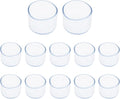 Round Chair Leg Caps,PVC Furniture Feet Covers,TTZEZE Transparent Round Floor Protectors,Clear Table Feet Covers Preventing Plastic Chair Leg Covers Scratches and Noise 30mm/1.18'', 12 by TTZEZE