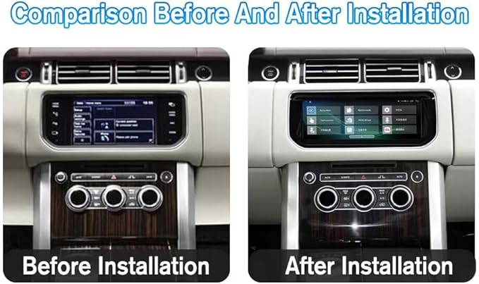 Android Car Radio For 2013 2014 2015 2016 2017 Range Rover Sport L494 Vogue L405 Full Touch Screen Stereo Upgrade GPS Navigation Wireless Apple Carplay Android Auto Head Unit (for Bosch system) - Image 2