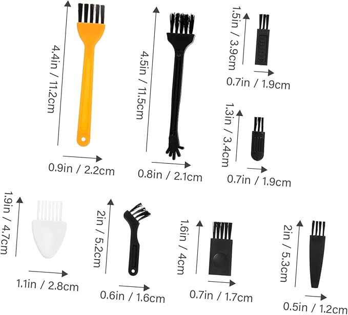 48pcs Electric Shaver Razor Cleaning Brush Cleaning Tool for Keyboard Gap Humidifier Trimmer Beard Hair Small Razor Brush Clipper Cleaner Replacement - Image 5