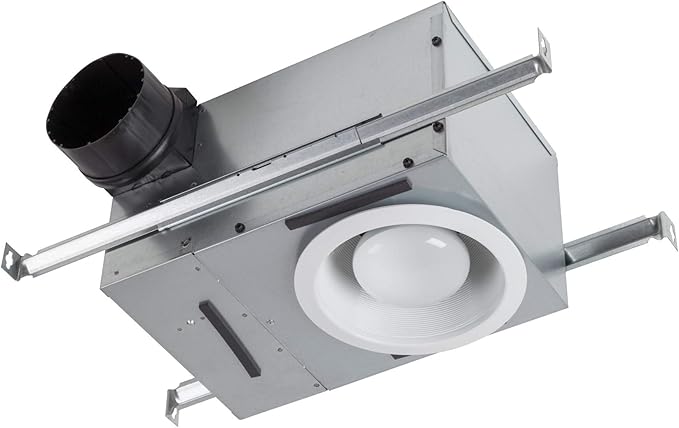 Broan-NuTone 744LED Recessed Light Ventilation Fan with LED, ENERGY STAR Certified, 70 CFM, 1.5 Sones, White by Broan-NuTone