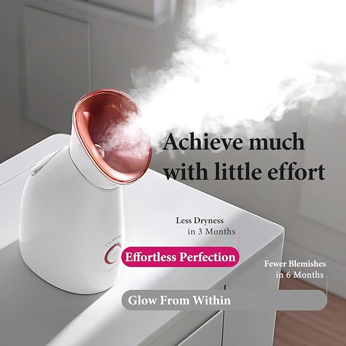 Colorfarm Facial Steamer Nano Ionic: Face Steamer Deep Cleaning Unclogs Pores - Humidifier Hot Mist Home Sauna Spa for Women Men Sinuses Moisturizing - Image 5