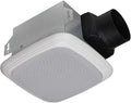 Homewerks Worldwide 7130-04-BT Bathroom Fan Bluetooth Speaker, Ceiling Mount Exhaust Ventilation 1.5 Sones 70 CFM, White by HomewerksWorldwide