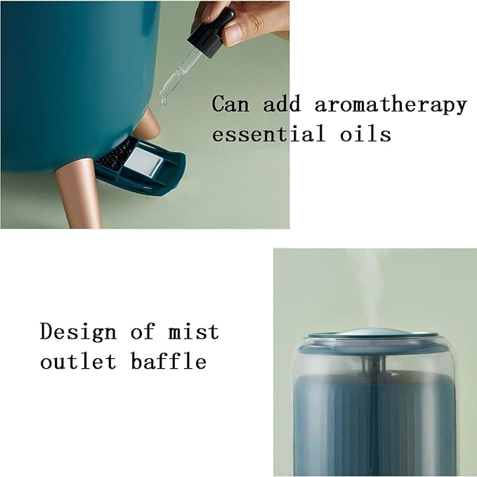 6L Large Capacity Quiet Operation Humidistat and Waterless Auto Shut-Off Timing Baby Room Living Room Humidifier (Color : A) (B) - Image 3